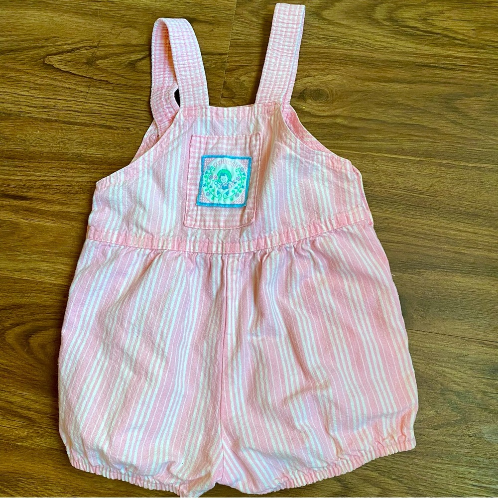 Pink Striped Oshkosh B’Gosh Overalls